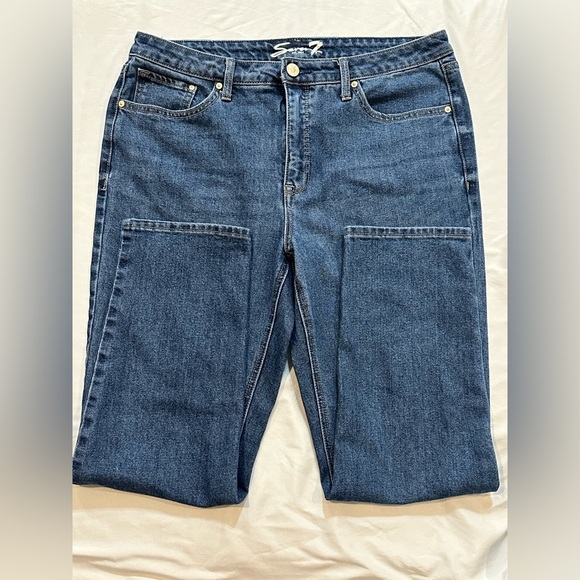 Seven7 Slim Straight Jeans Classic Style - Picture 1 of 10